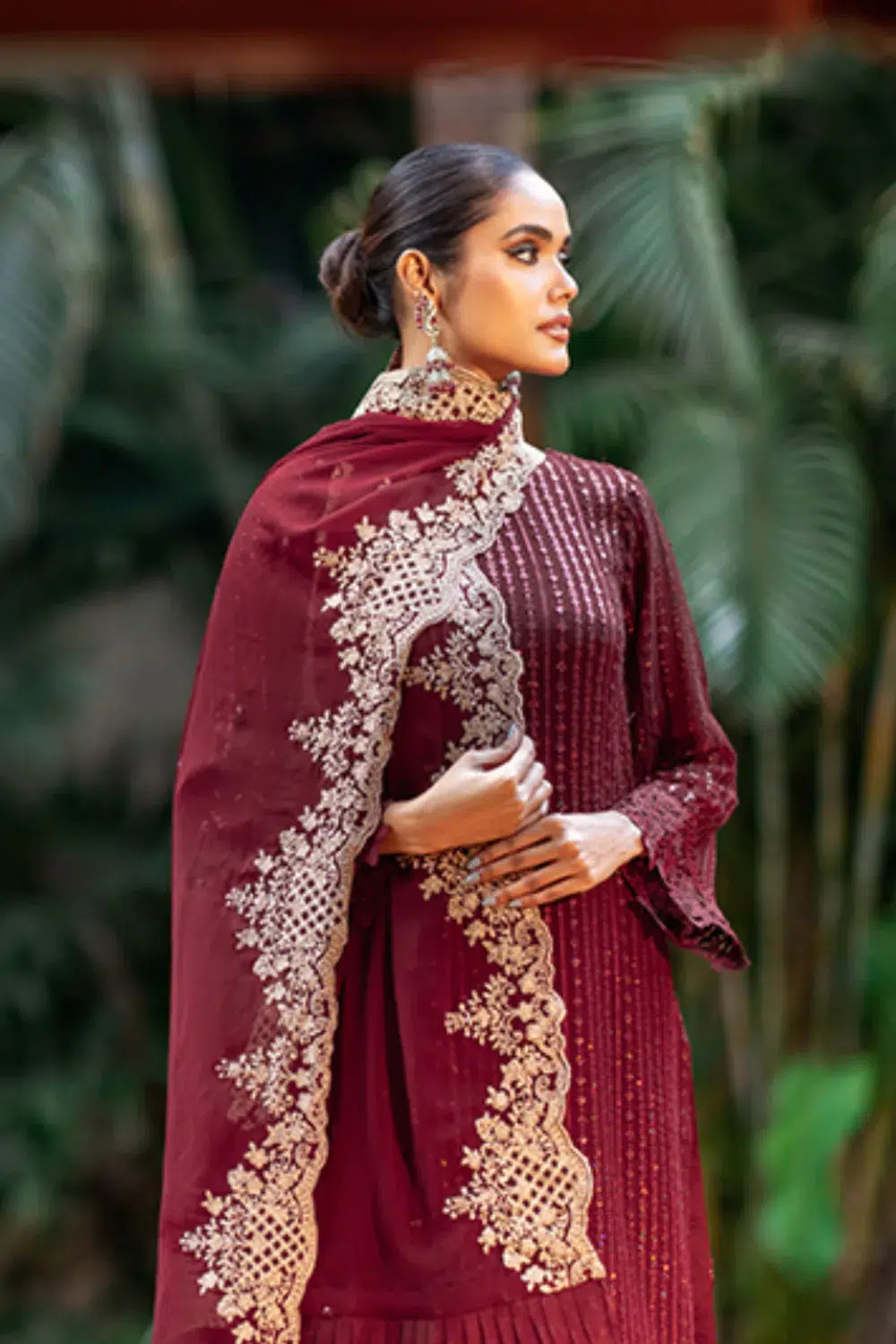 Azure | Embroidered Formals | Crimnson Rush -  Azure Formal - Original Designer Dress - House of Maryam