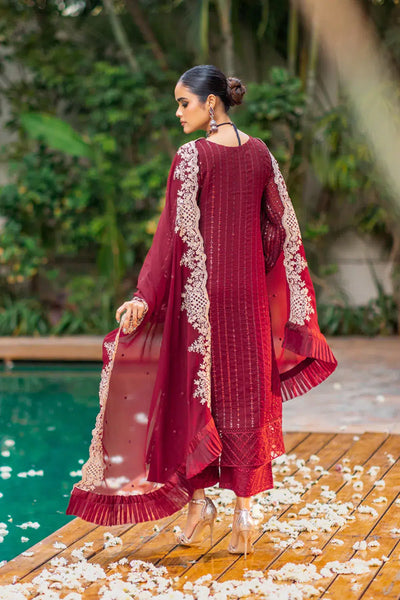 Azure | Embroidered Formals | Crimnson Rush -  Azure Formal - Original Designer Dress - House of Maryam