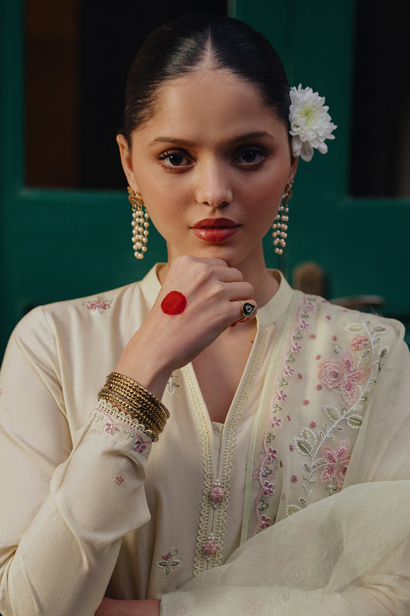 Cross Stitch | Eid Collection | FLORA HEAVEN -  Cross Stitch Luxury - Original Designer Dress - House of Maryam