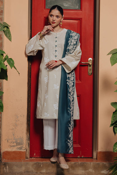 Cross Stitch | Eid Collection | DESERT SAGE -  Cross Stitch Luxury - Original Designer Dress - House of Maryam