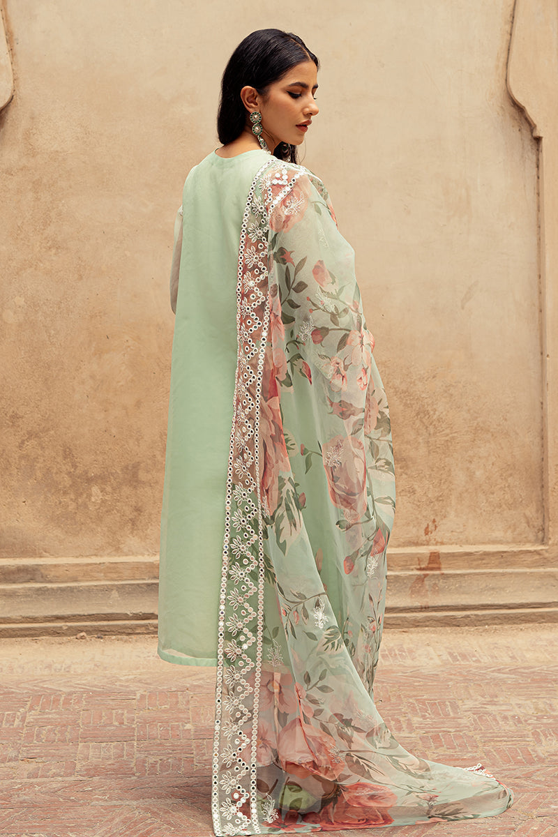 Cross Stitch | Eid Collection | ETHEREAL MINT by Designer Cross Stitch - House of Maryam - Pakistani Designer Ethnic Wear in {{ shop.shopifyCountryName }}