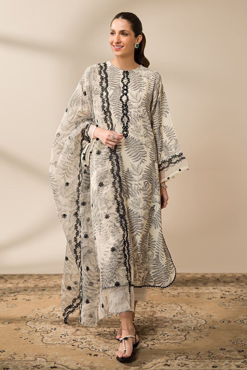 Cross Stitch | Eid Collection | DUSKY SHRUB by Designer Cross Stitch - House of Maryam - Pakistani Designer Ethnic Wear in {{ shop.shopifyCountryName }}