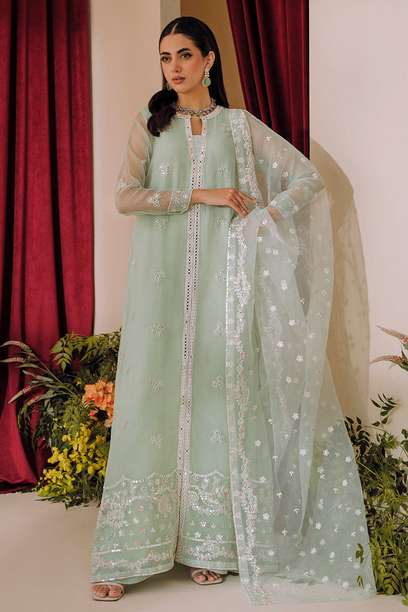 Cross Stitch | Eid Collection | MINTY GLAZE -  Cross Stitch Luxury - Original Designer Dress - House of Maryam