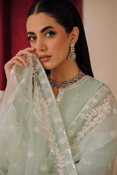 Cross Stitch | Eid Collection | MINTY GLAZE -  Cross Stitch Luxury - Original Designer Dress - House of Maryam