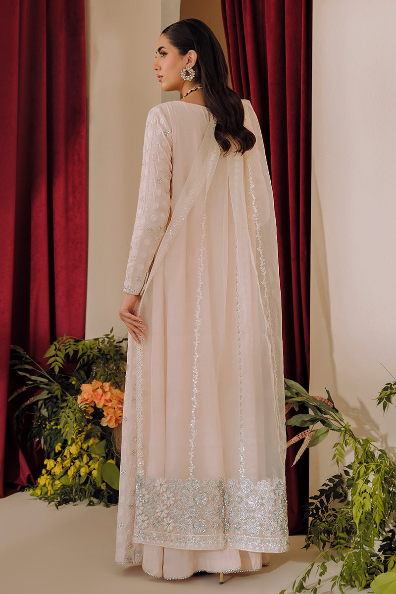 Cross Stitch | Eid Collection | PEACH GLORY by Designer Cross Stitch - House of Maryam - Pakistani Designer Ethnic Wear in {{ shop.shopifyCountryName }}