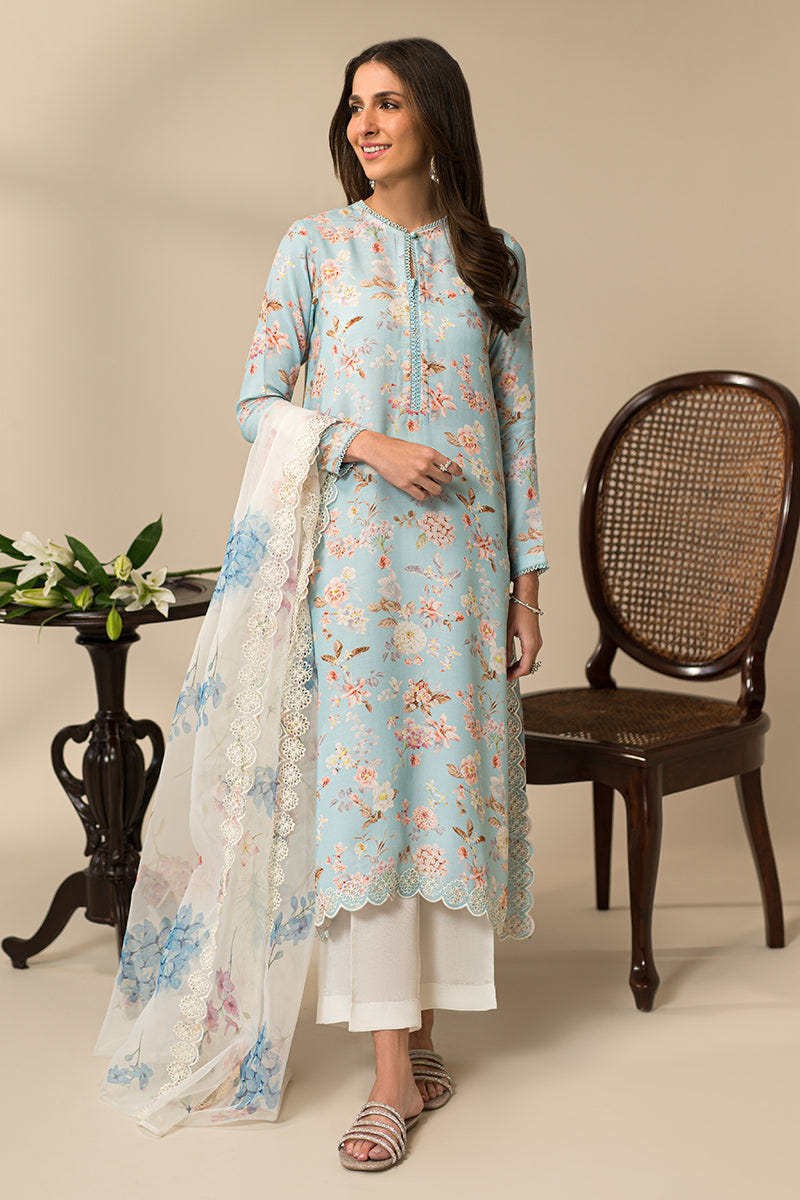 Cross Stitch | Eid Collection | BOTANICAL BLOOM -  Cross Stitch Luxury - Original Designer Dress - House of Maryam