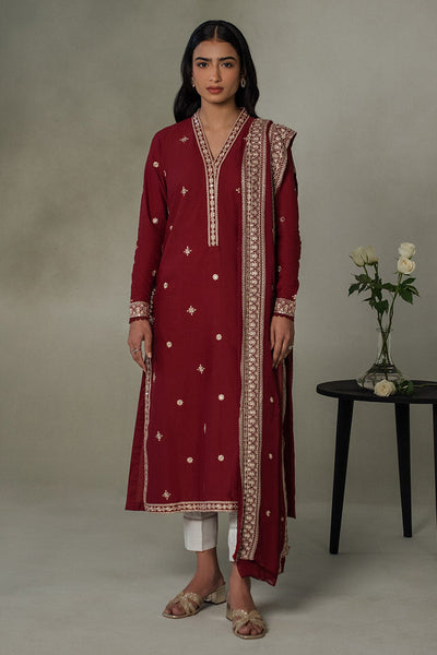 Cross Stitch | Eid Collection | AUTUMN FALL -  Cross Stitch Luxury - Original Designer Dress - House of Maryam