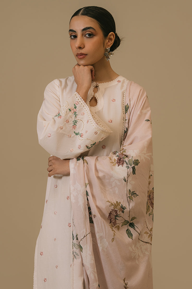 Cross Stitch | Eid Collection | TENDER BLUSH by Designer Cross Stitch - House of Maryam - Pakistani Designer Ethnic Wear in {{ shop.shopifyCountryName }}