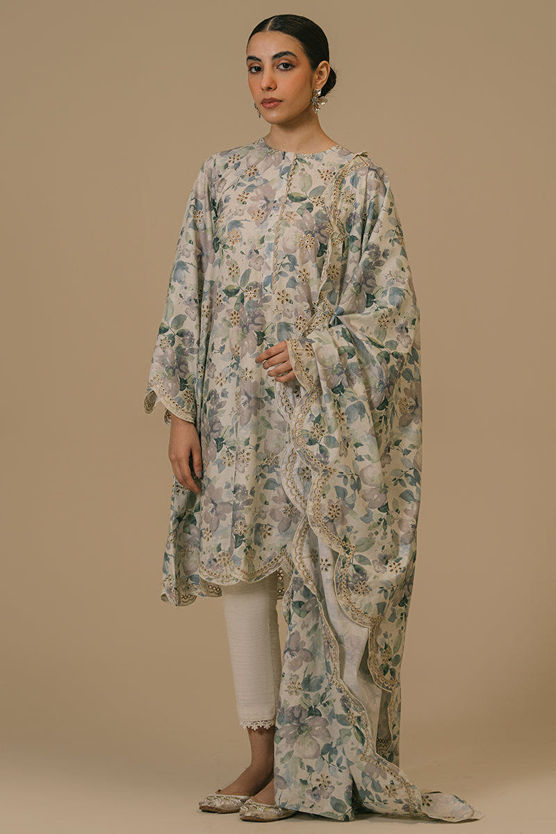 Cross Stitch | Eid Collection | TROPICAL VIOLET -  Cross Stitch Luxury - Original Designer Dress - House of Maryam