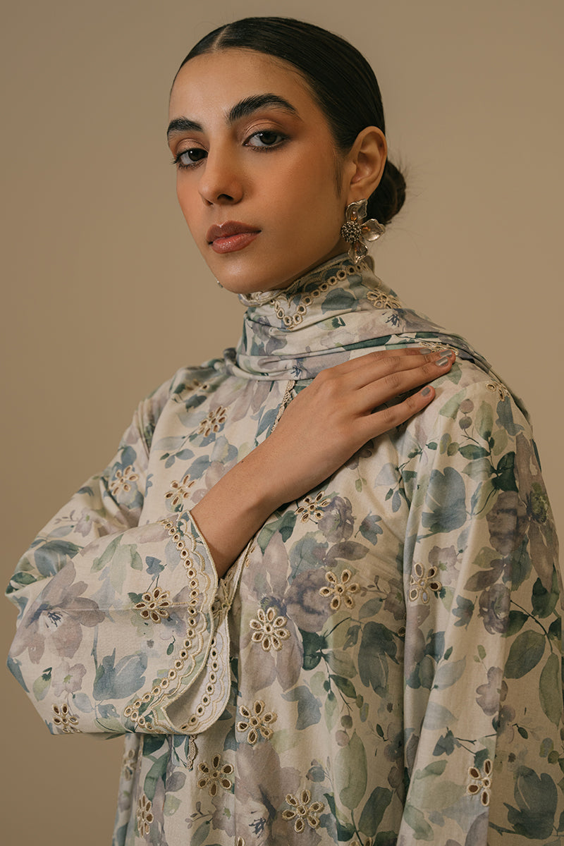 Cross Stitch | Eid Collection | TROPICAL VIOLET -  Cross Stitch Luxury - Original Designer Dress - House of Maryam