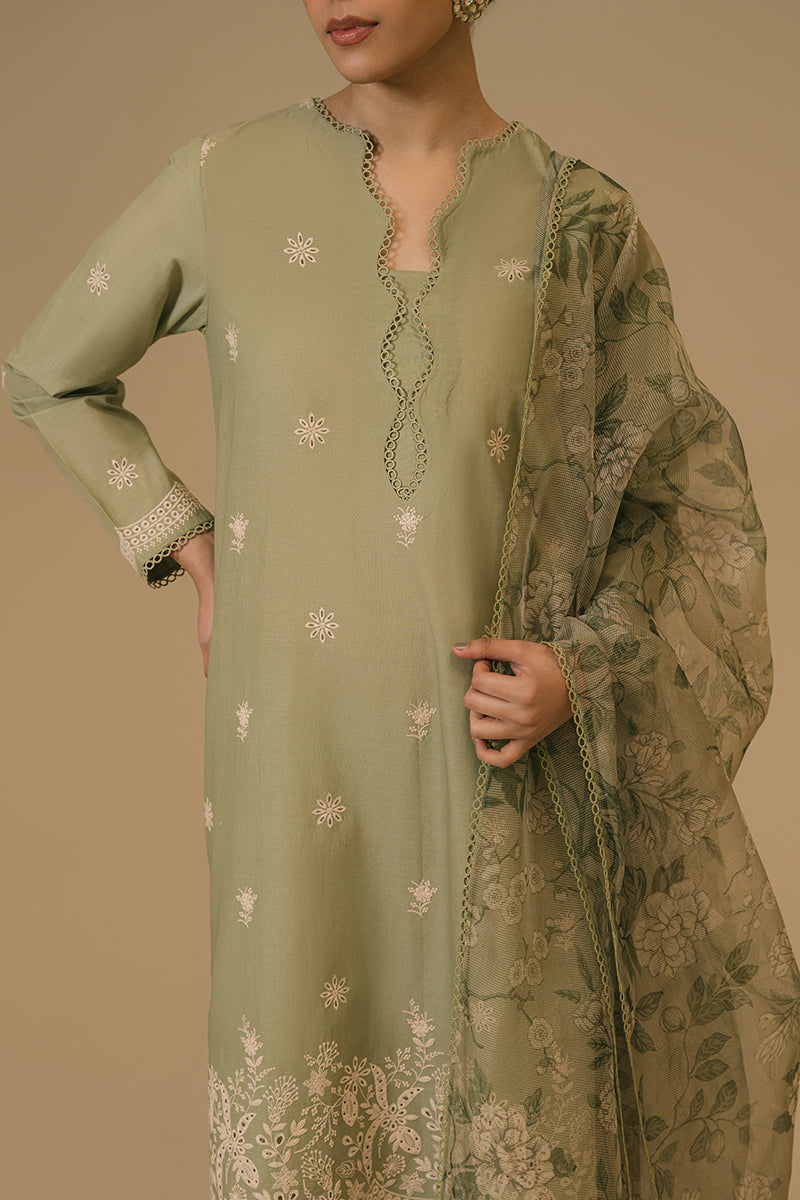 Cross Stitch | Eid Collection | OLIVE VISTA by Cross Stitch - House of Maryam