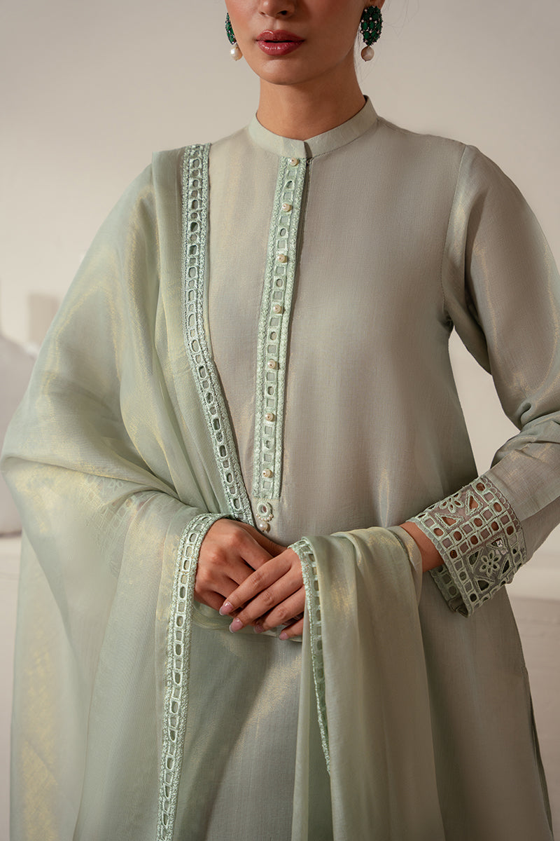 Cross Stitch | Eid Collection | GREEN MIST by Cross Stitch - House of Maryam