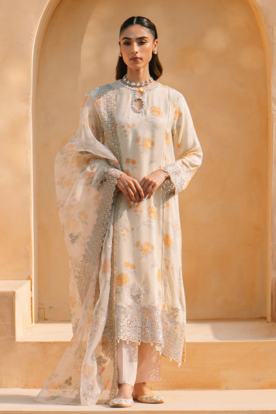 Cross Stitch | Eid Collection | LIME HAZE -  Cross Stitch Luxury - Original Designer Dress - House of Maryam