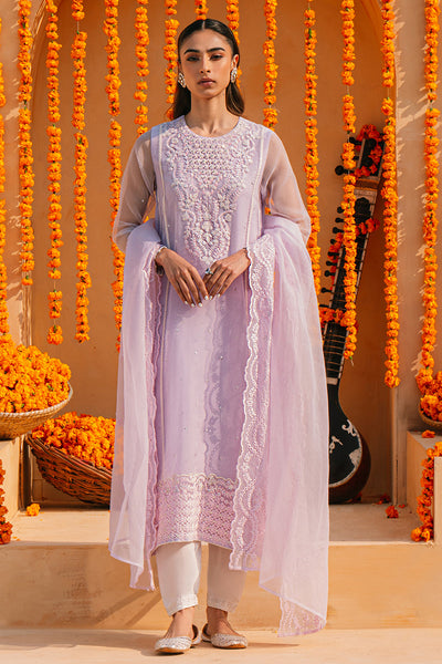 Cross Stitch | Eid Collection | LILAC WHISPER -  Cross Stitch Luxury - Original Designer Dress - House of Maryam