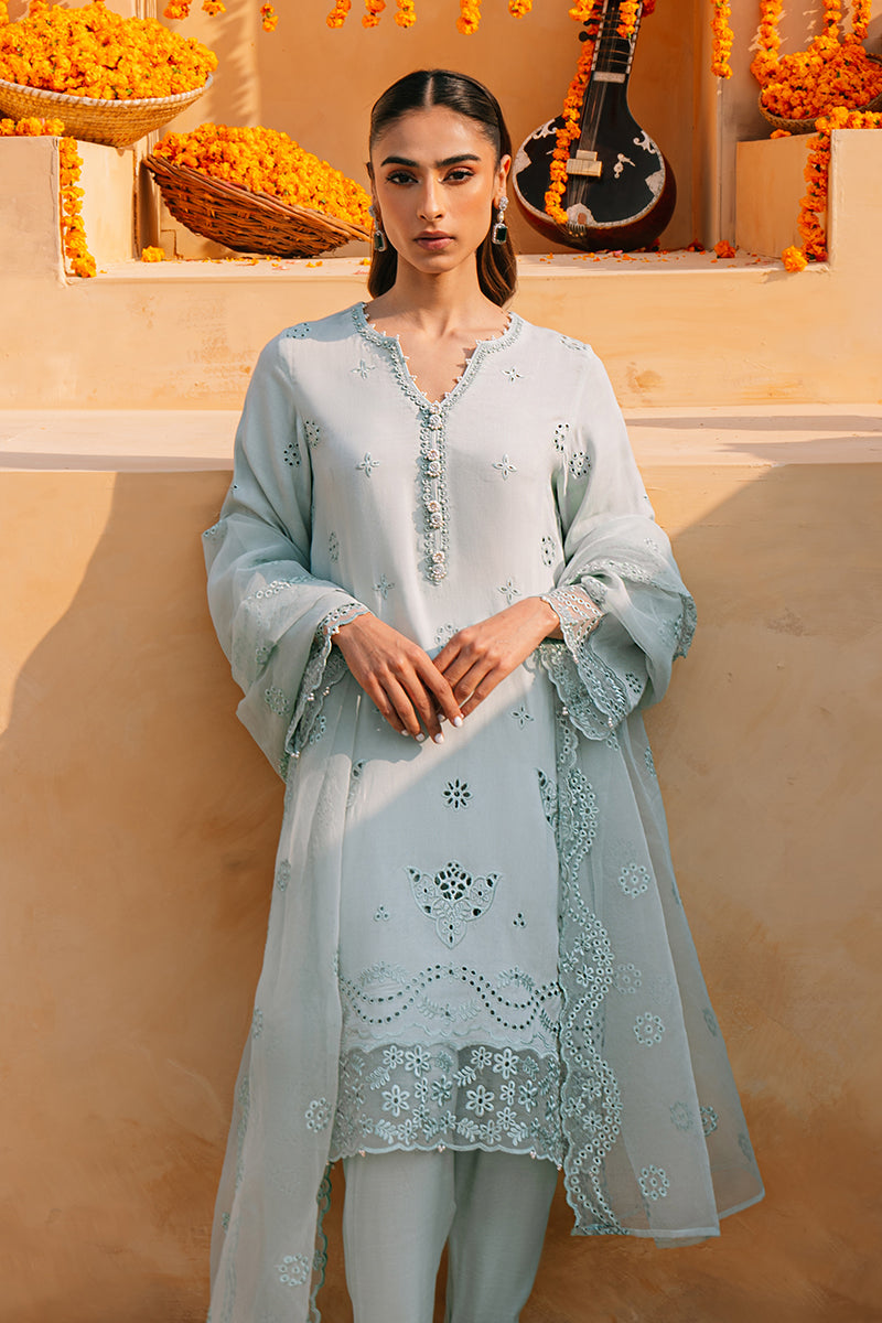 Cross Stitch | Eid Collection | CLOUD BURST -  Cross Stitch Luxury - Original Designer Dress - House of Maryam