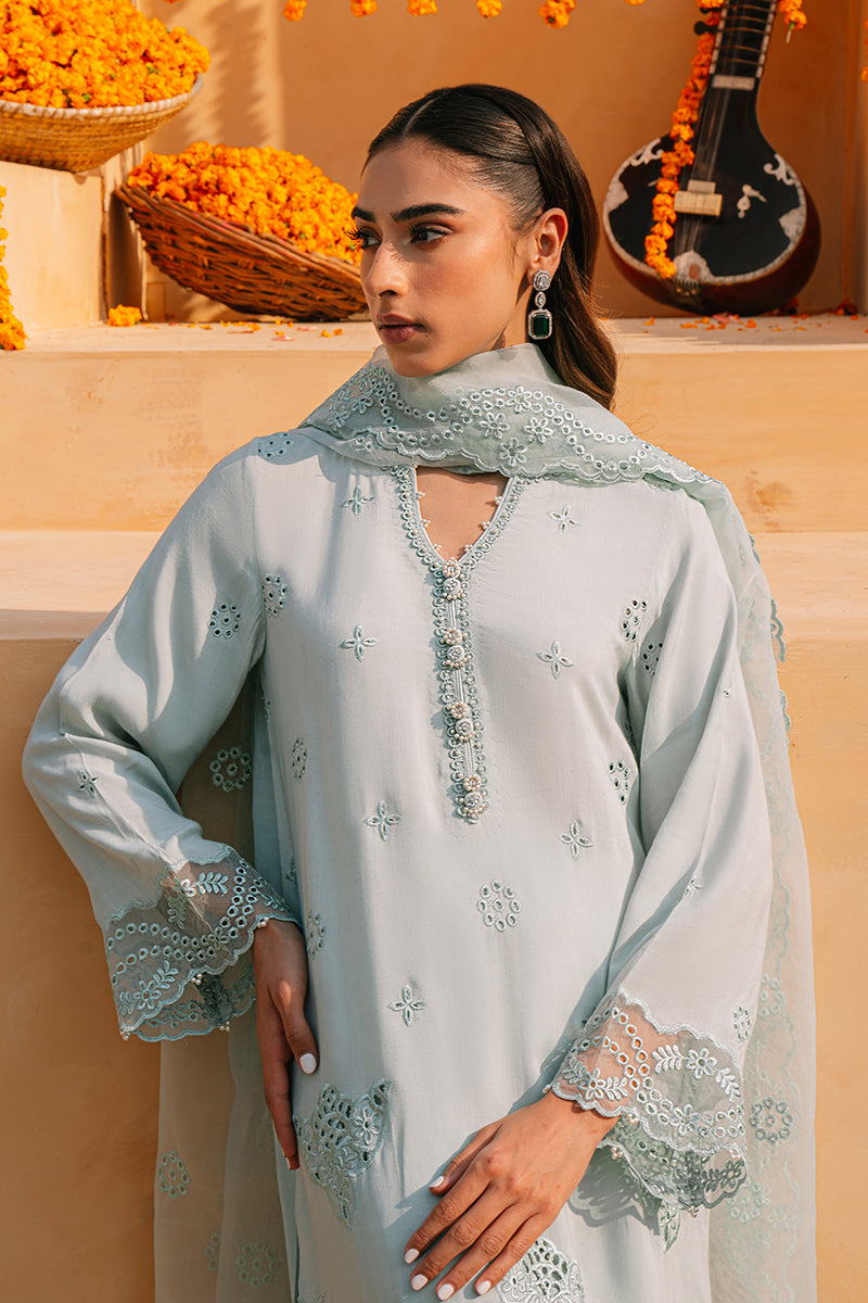 Cross Stitch | Eid Collection | CLOUD BURST -  Cross Stitch Luxury - Original Designer Dress - House of Maryam