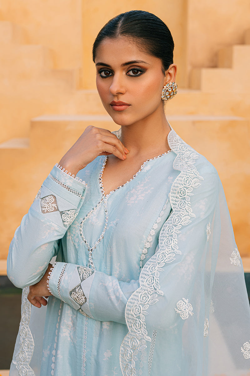 Cross Stitch | Eid Collection | SAFFRON SEA -  Cross Stitch Luxury - Original Designer Dress - House of Maryam