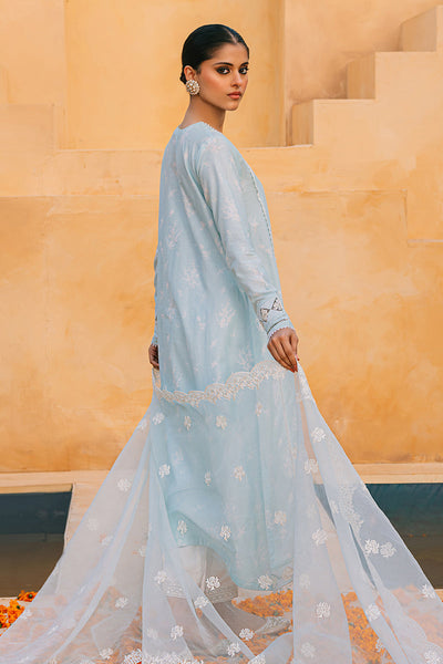 Cross Stitch | Eid Collection | SAFFRON SEA -  Cross Stitch Luxury - Original Designer Dress - House of Maryam