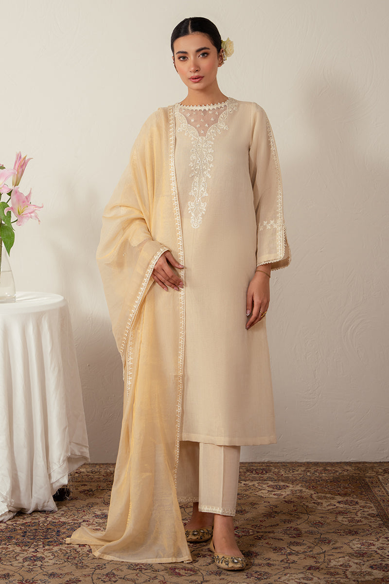 Cross Stitch | Eid Collection | PEARLED IVORY -  Cross Stitch Luxury - Original Designer Dress - House of Maryam