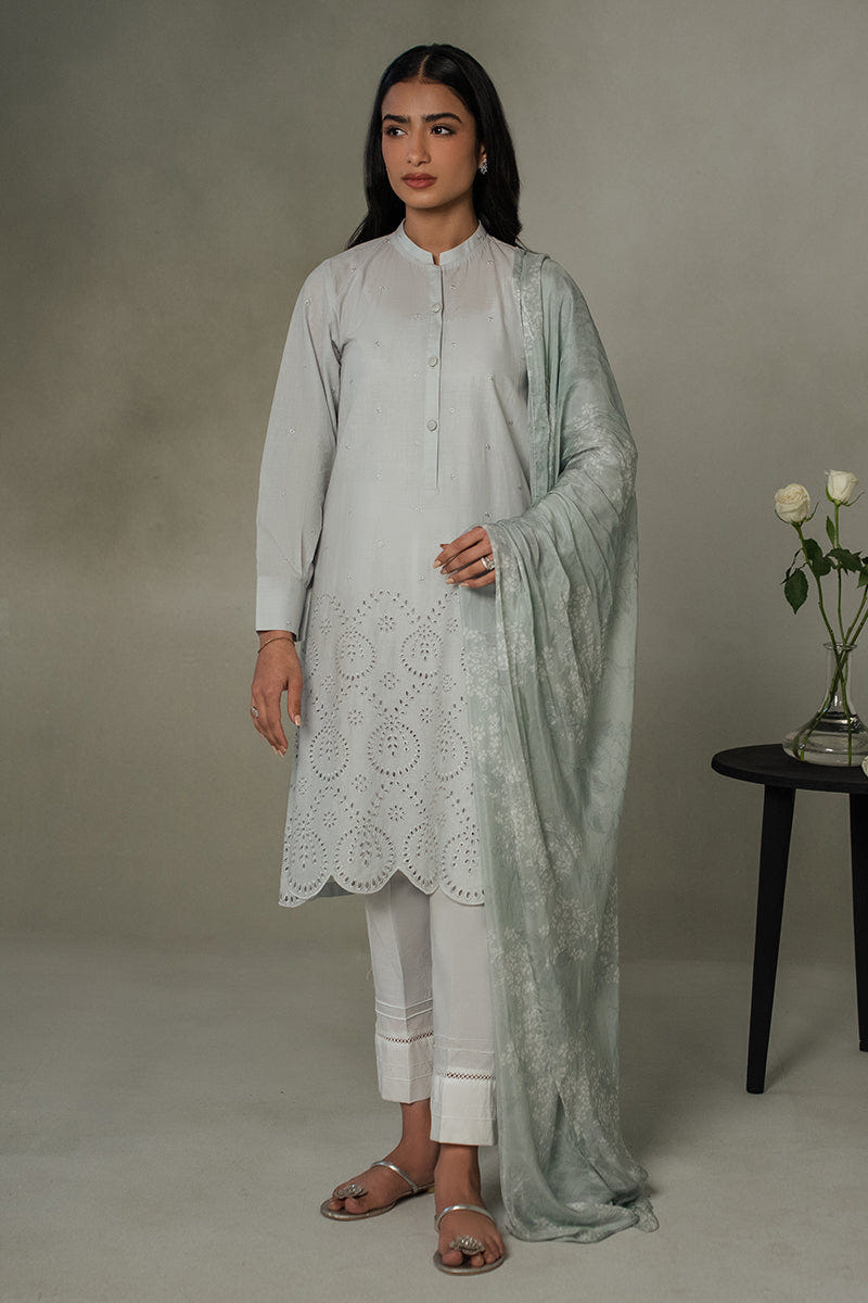 Cross Stitch | Eid Collection | BLUE HAZE -  Cross Stitch Luxury - Original Designer Dress - House of Maryam