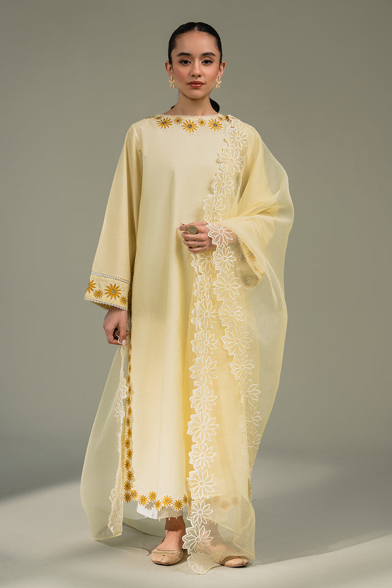 Cross Stitch | Eid Collection | SUN FIELD -  Cross Stitch Luxury - Original Designer Dress - House of Maryam