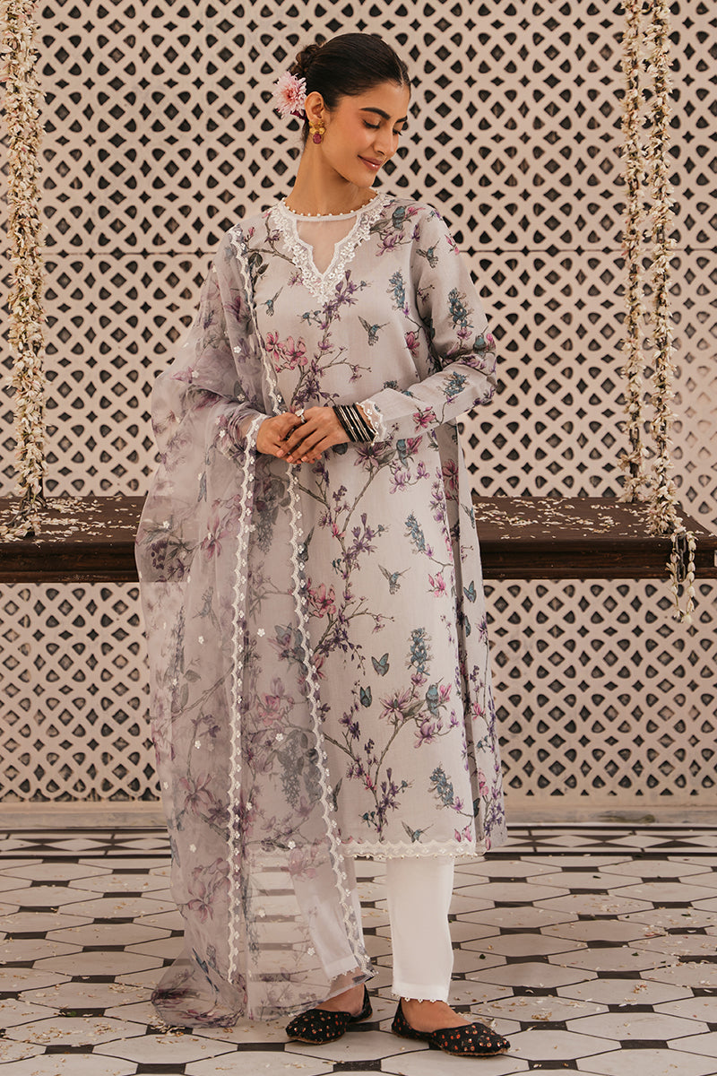 Cross Stitch | Eid Collection | PERIWINKLE PEARL -  Cross Stitch Luxury - Original Designer Dress - House of Maryam
