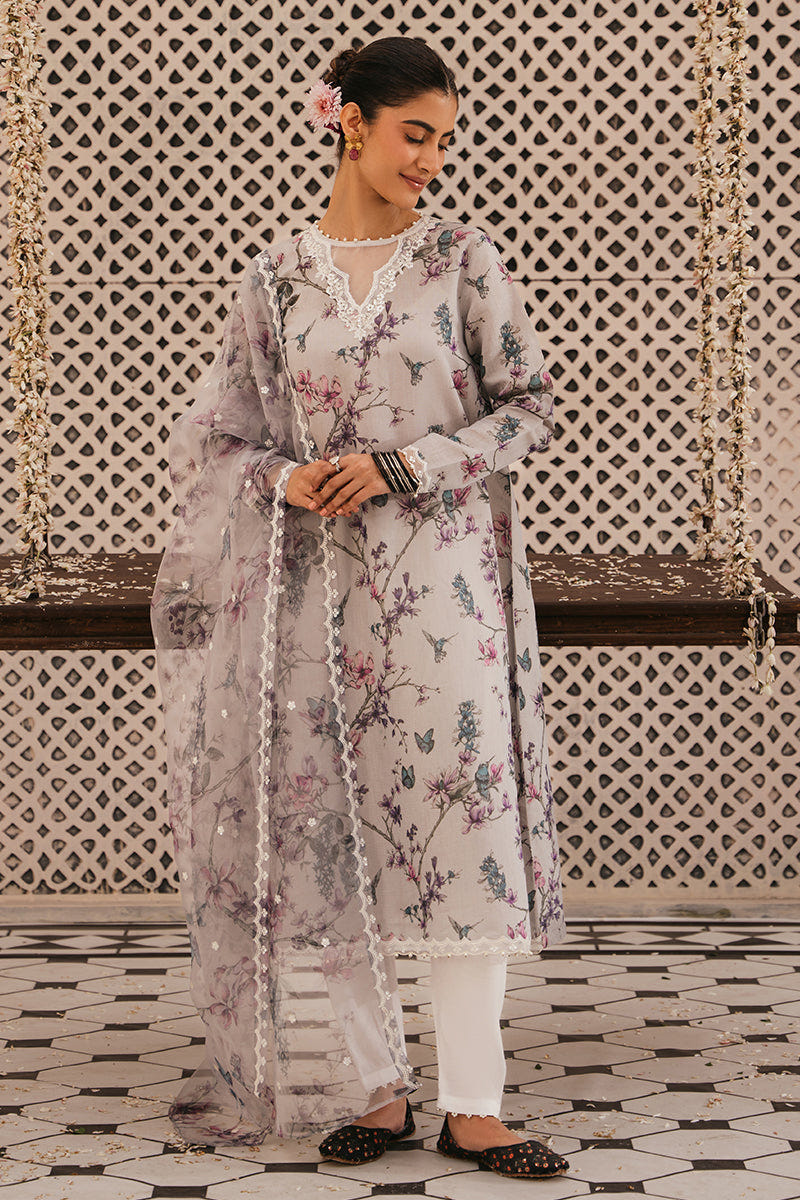 Cross Stitch | Eid Collection | PERIWINKLE PEARL -  Cross Stitch Luxury - Original Designer Dress - House of Maryam