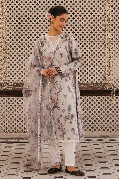 Cross Stitch | Eid Collection | PERIWINKLE PEARL -  Cross Stitch Luxury - Original Designer Dress - House of Maryam