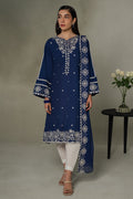 Cross Stitch | Eid Collection | MIDNIGHT BLUE by Designer Cross Stitch - House of Maryam - Pakistani Designer Ethnic Wear in {{ shop.shopifyCountryName }}