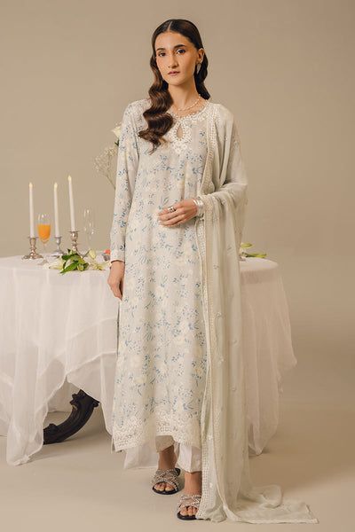 Cross Stitch | Eid Collection | PEARL BLUE -  Cross Stitch Luxury - Original Designer Dress - House of Maryam