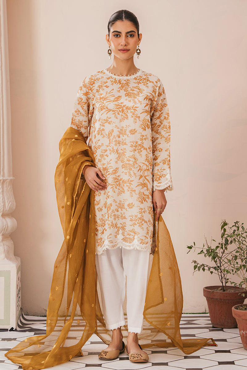 Cross Stitch | Eid Collection | RUSSET ZEAL -  Cross Stitch Luxury - Original Designer Dress - House of Maryam