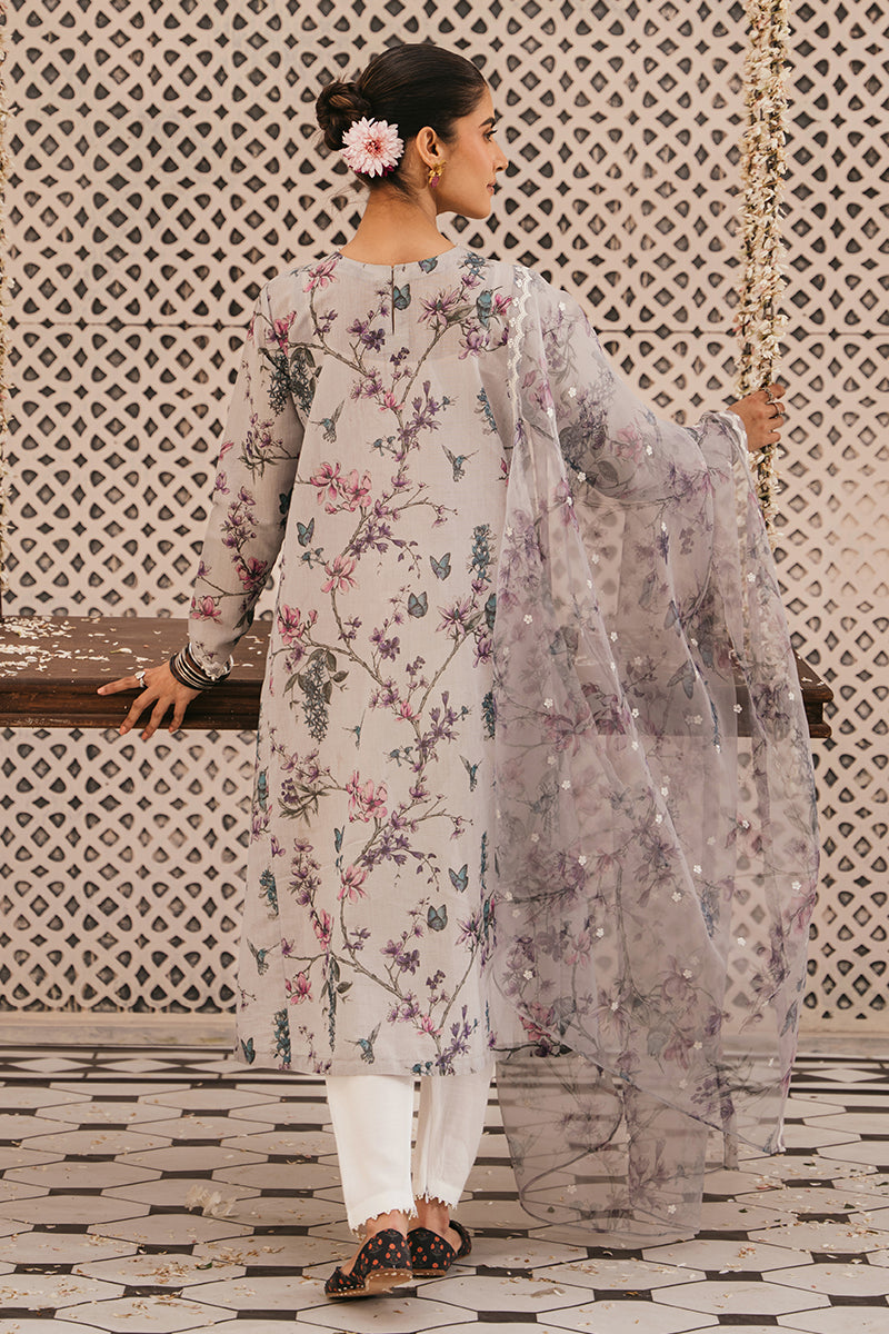 Cross Stitch | Eid Collection | PERIWINKLE PEARL by Cross Stitch - House of Maryam