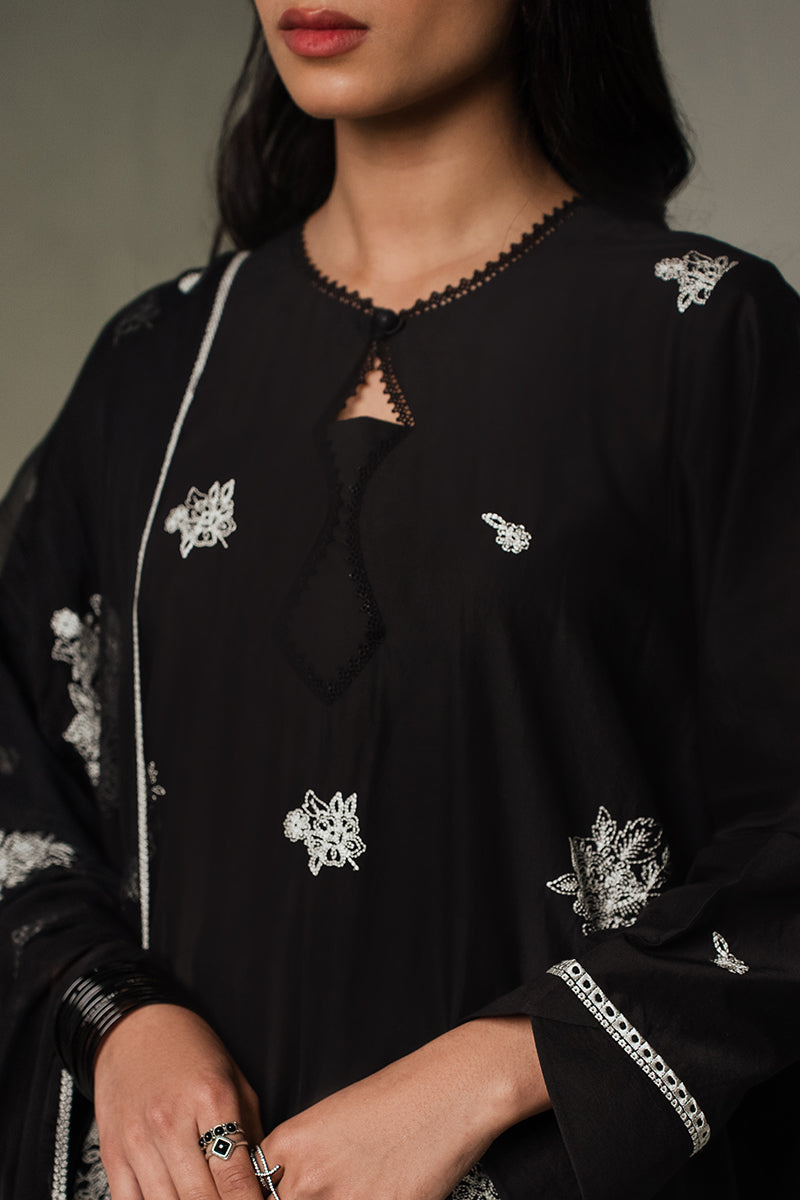 Cross Stitch | Eid Collection | MONOCHROMATIC -  Cross Stitch Luxury - Original Designer Dress - House of Maryam