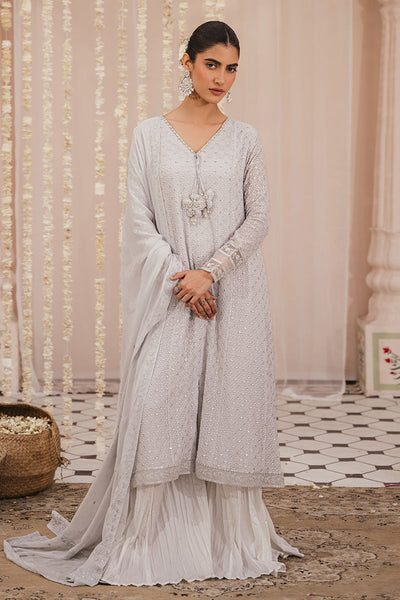 Cross Stitch | Eid Collection | LUNAR ROCK -  Cross Stitch Luxury - Original Designer Dress - House of Maryam
