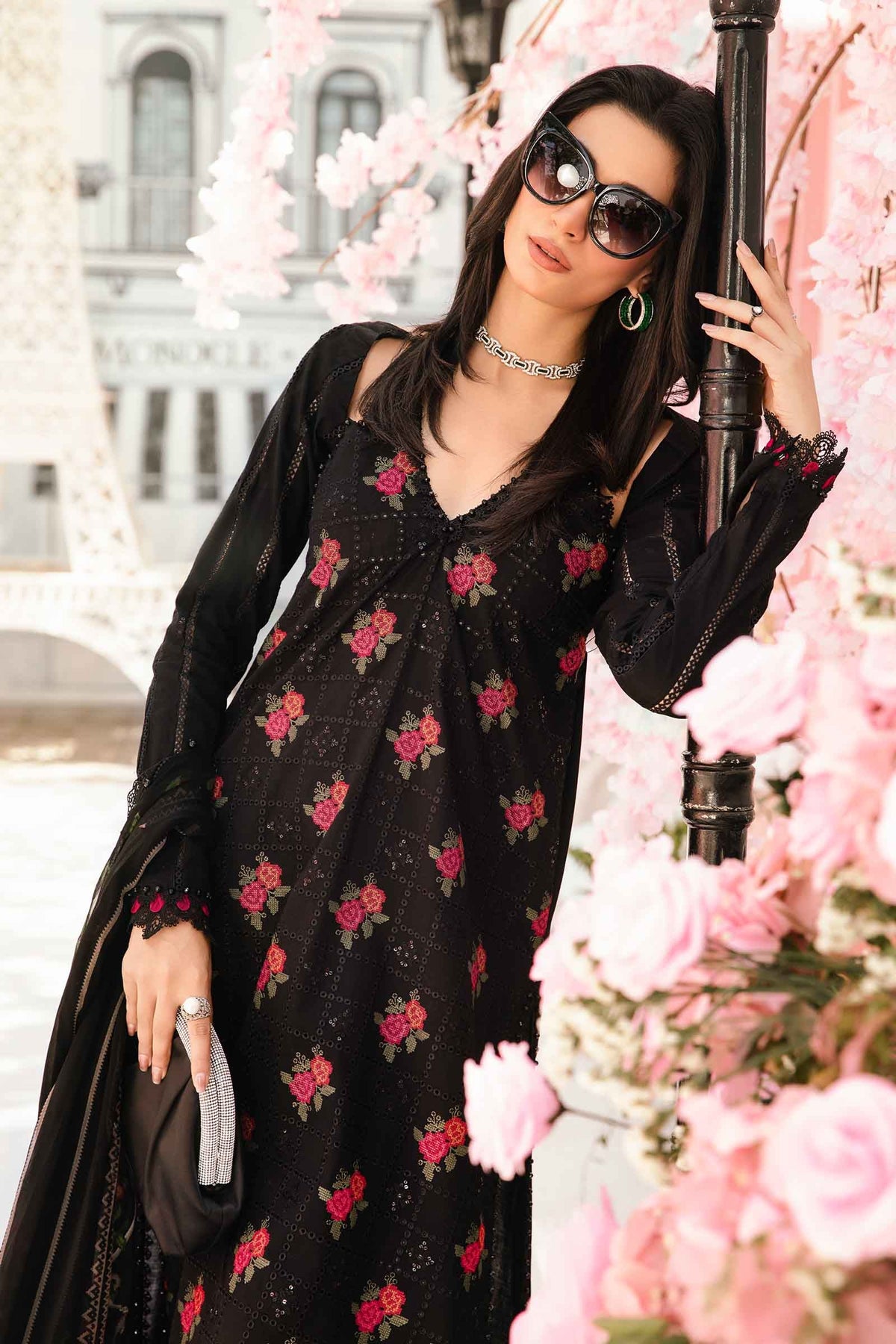 Maria B | M Prints Summer 25 | MPT-2601-B -  Maria B Ladies Clothes - Original Designer Dress - House of Maryam