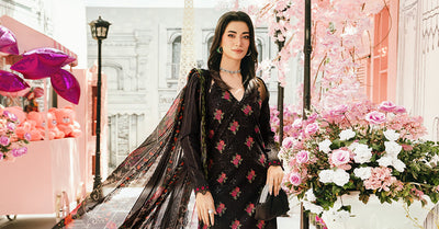 Maria B | M Prints Summer 25 | MPT-2601-B -  Maria B Ladies Clothes - Original Designer Dress - House of Maryam