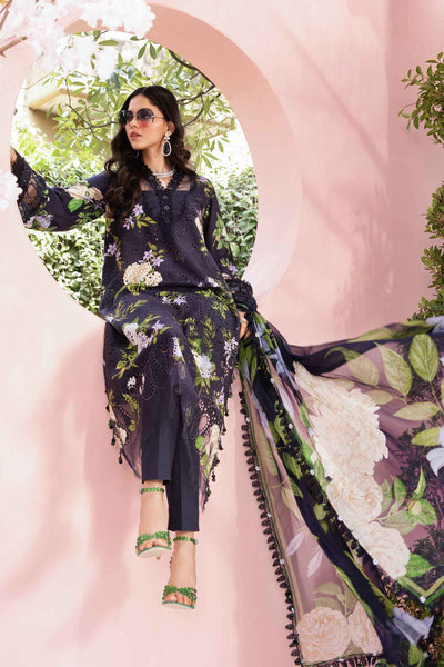 Maria B | M Prints Summer 25 | MPT-2602-B -  Maria B Ladies Clothes - Original Designer Dress - House of Maryam