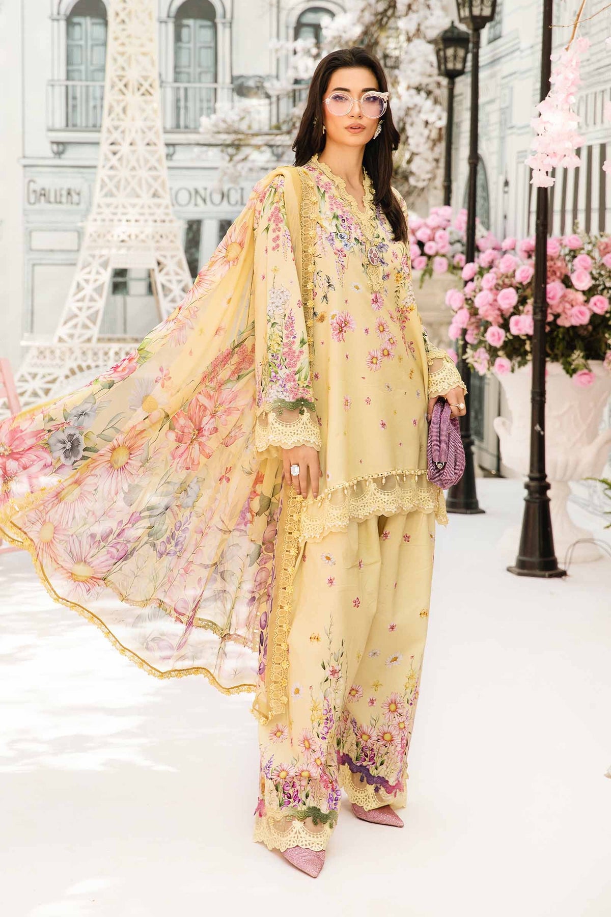Maria B | M Prints Summer 25 | MPT-2603-A -  Maria B Ladies Clothes - Original Designer Dress - House of Maryam