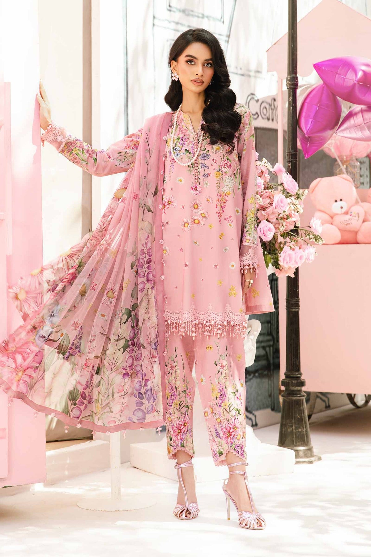 Maria B | M Prints Summer 25 | MPT-2603-B -  Maria B Ladies Clothes - Original Designer Dress - House of Maryam