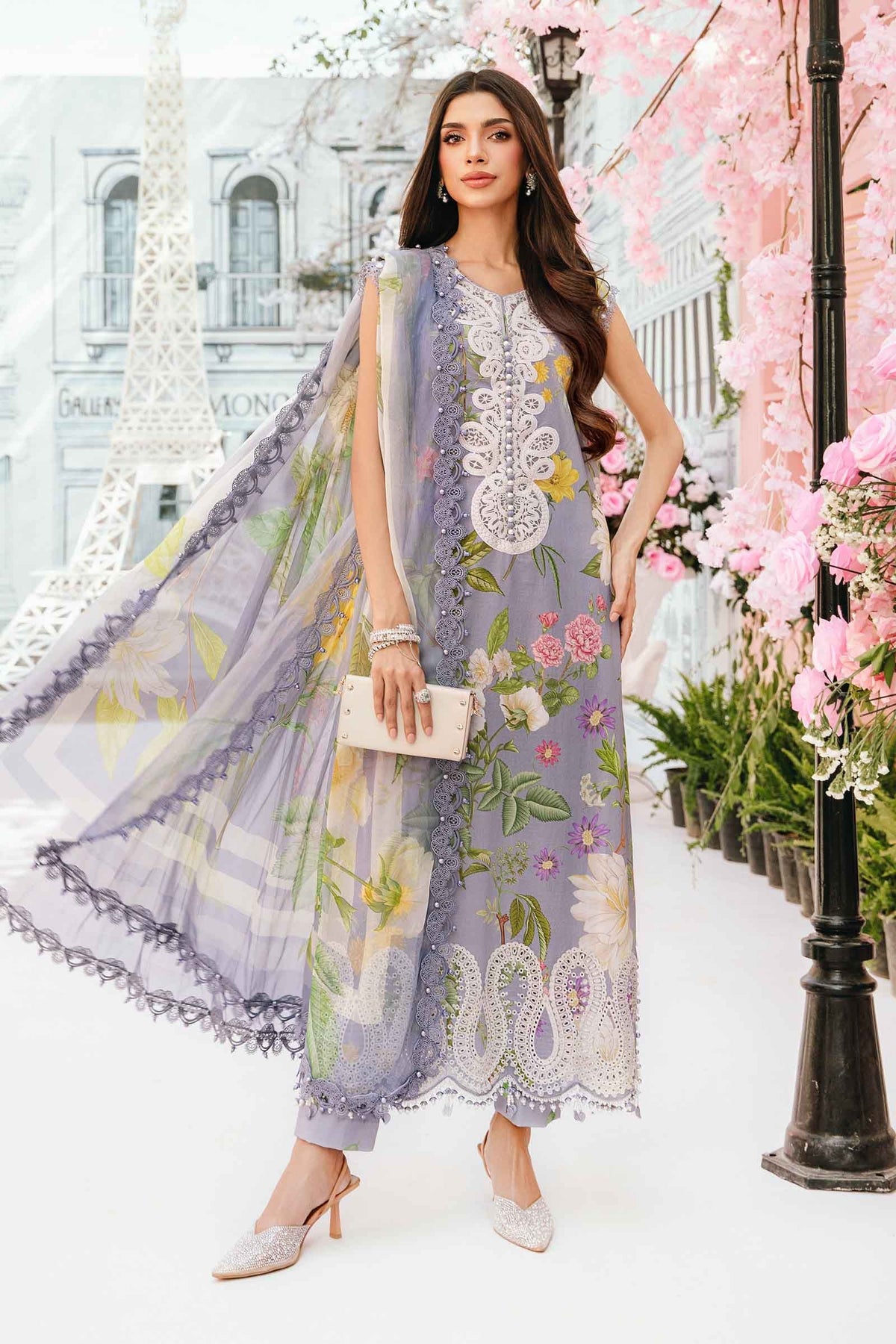 Maria B | M Prints Summer 25 | MPT-2604-A -  Maria B Ladies Clothes - Original Designer Dress - House of Maryam