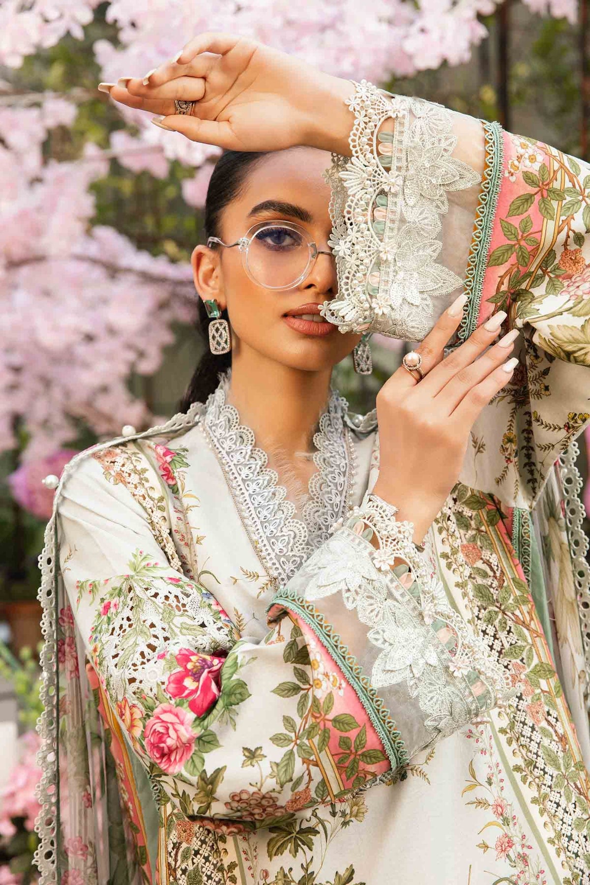 Maria B | M Prints Summer 25 | MPT-2605-B -  Maria B Ladies Clothes - Original Designer Dress - House of Maryam