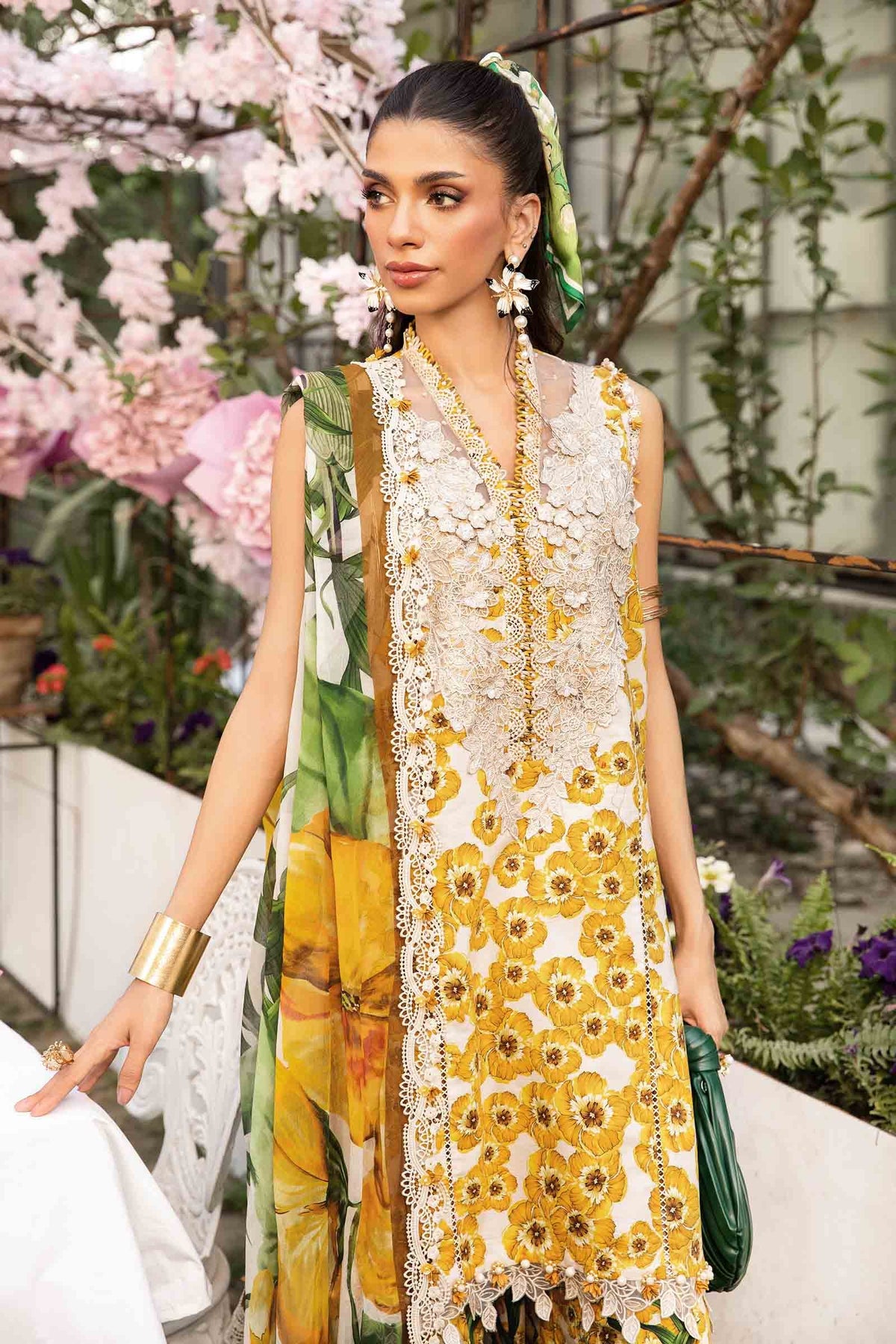 Maria B | M Prints Summer 25 | MPT-2606-A -  Maria B Ladies Clothes - Original Designer Dress - House of Maryam