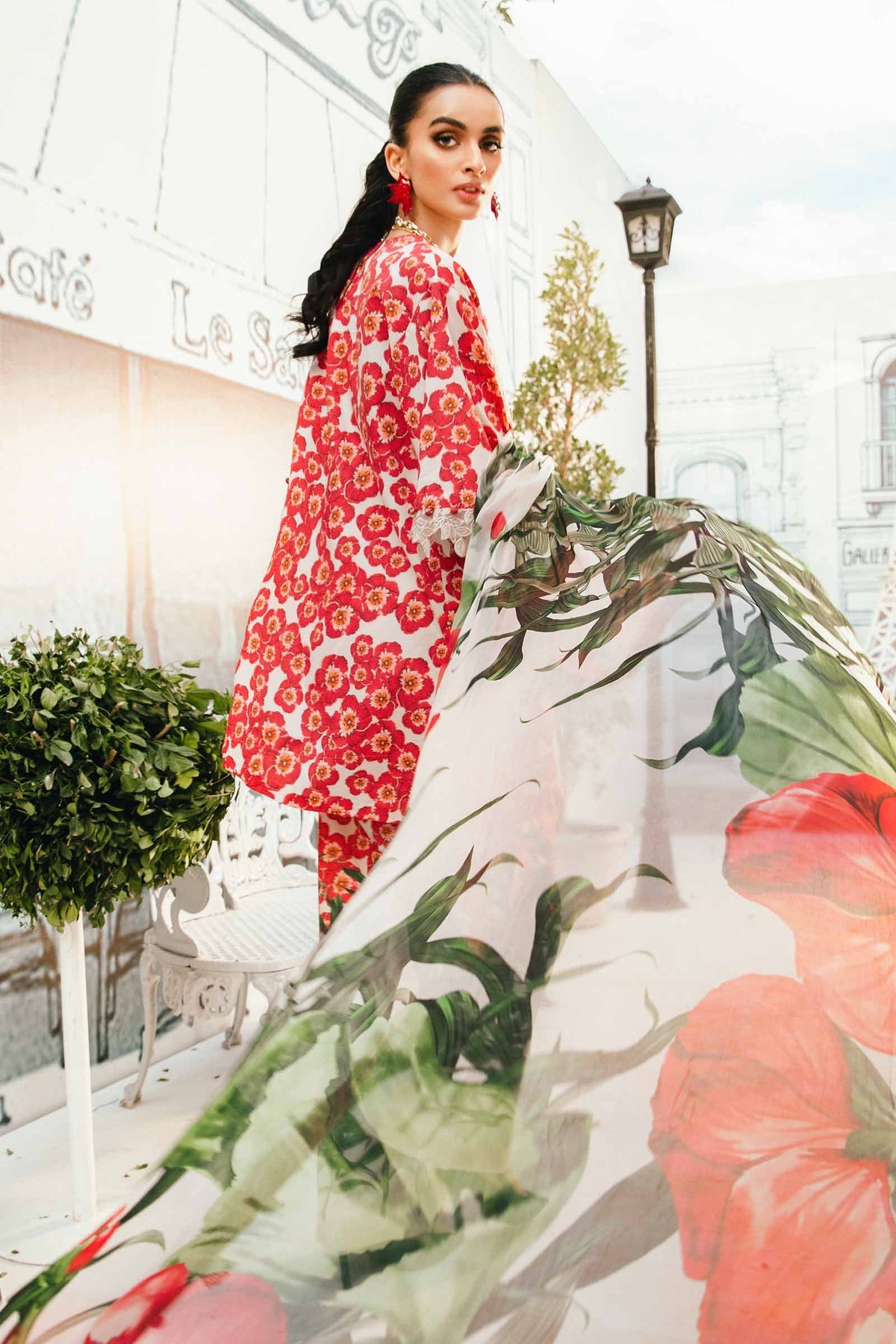 Maria B | M Prints Summer 25 | MPT-2606-B -  Maria B Ladies Clothes - Original Designer Dress - House of Maryam