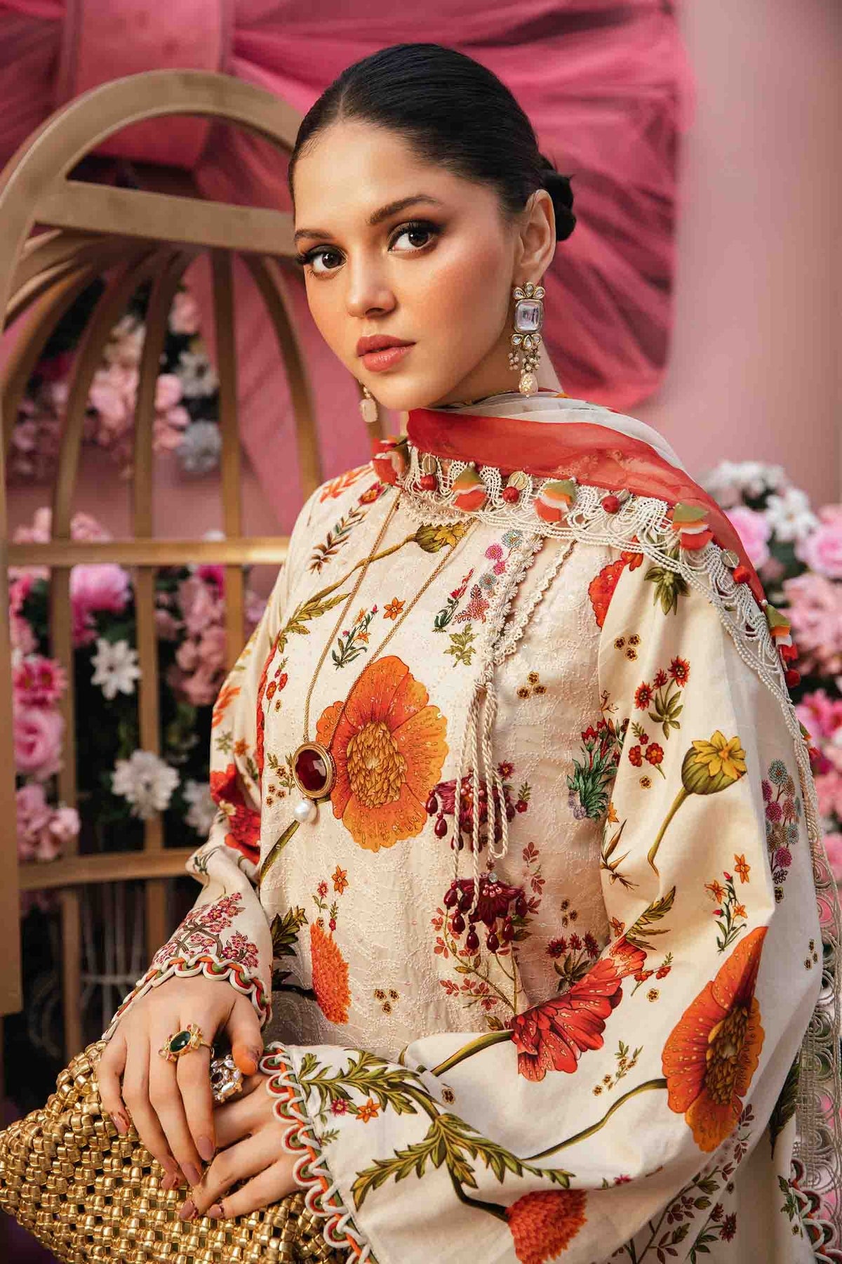 Maria B | M Prints Summer 25 | MPT-2607-A -  Maria B Ladies Clothes - Original Designer Dress - House of Maryam