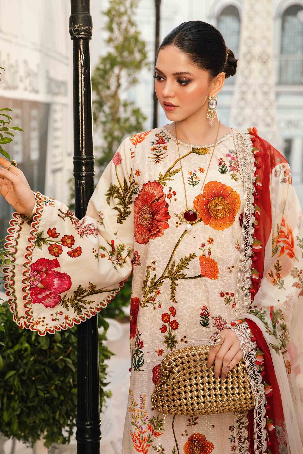 Maria B | M Prints Summer 25 | MPT-2607-A -  Maria B Ladies Clothes - Original Designer Dress - House of Maryam