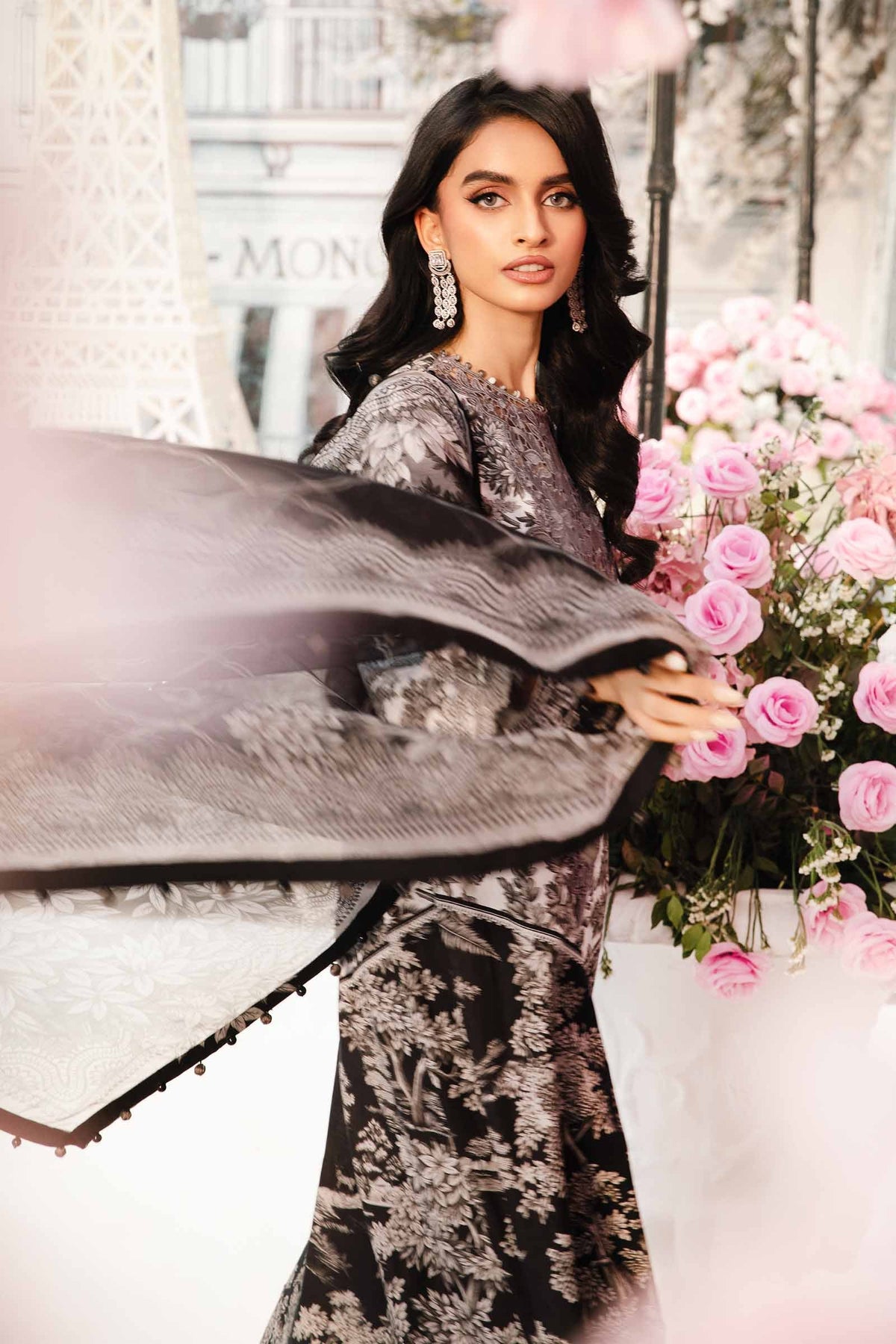 Maria B | M Prints Summer 25 | MPT-2608-B -  Maria B Ladies Clothes - Original Designer Dress - House of Maryam