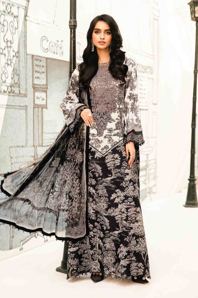 Maria B | M Prints Summer 25 | MPT-2608-B -  Maria B Ladies Clothes - Original Designer Dress - House of Maryam