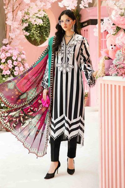 Maria B | M Prints Summer 25 | MPT-2609-B -  Maria B Ladies Clothes - Original Designer Dress - House of Maryam
