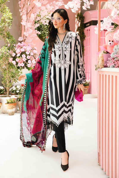 Maria B | M Prints Summer 25 | MPT-2609-B -  Maria B Ladies Clothes - Original Designer Dress - House of Maryam