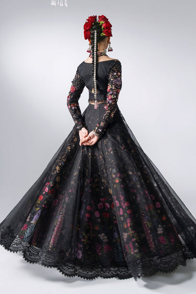 Maria B | Mbroidered Wedding Formals 26 | BD-3101-Obsidian Garden